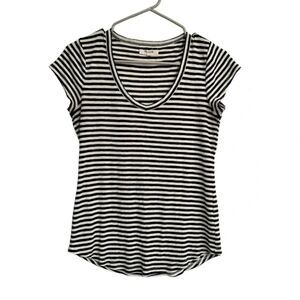 Madewell Striped T-Shirt Top | Women’s Medium | Blue & White